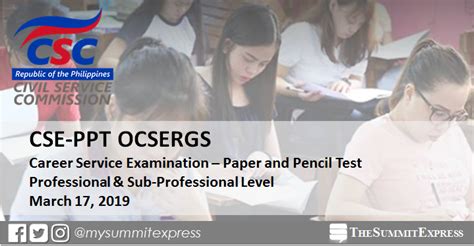 march 2019 civil service exam result|OCSERGS .